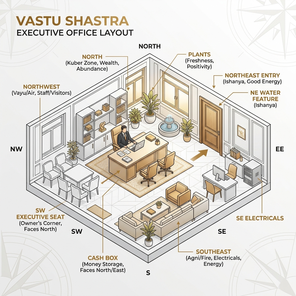 Vastu Shastra Office Layout Plan